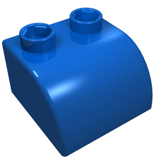 Quatro Brick 2 x 2 with Curve (49465)