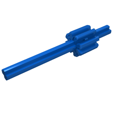 Duplo Technic Axle 5L with Paddle Wheel Gear 8 Tooth (6523)