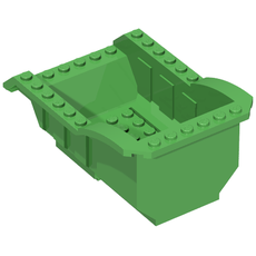 Tipper Bed 12 x 8 x 5 with Same Colored Hinge Plate (19001)
