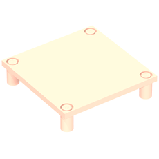 Scala, Table 7 x 7 x 1 1/3 (6965)