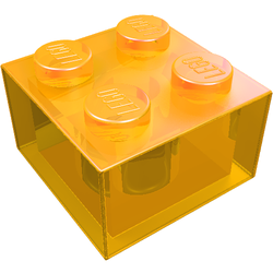 LEGO part LDraw render in color 1004 - Trans Flame Yellowish Orange LEGO part LDraw render in color 1004 - Trans Flame Yellowish Orange