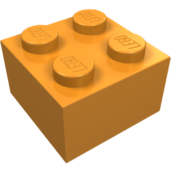 LEGO part LDraw render in color 1012 - Fabuland Orange LEGO part LDraw render in color 1012 - Fabuland Orange