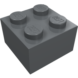 LEGO part LDraw render in color 1016 - Modulex Charcoal Gray LEGO part LDraw render in color 1016 - Modulex Charcoal Gray