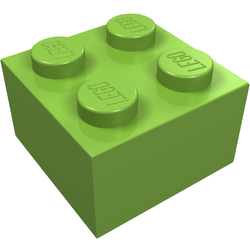 LEGO part LDraw render in color 1030 - Modulex Pastel Green LEGO part LDraw render in color 1030 - Modulex Pastel Green