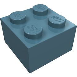 LEGO part LDraw render in color 1033 - Modulex Teal Blue LEGO part LDraw render in color 1033 - Modulex Teal Blue