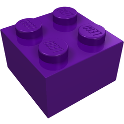 LEGO part LDraw render in color 1046 - Modulex Foil Violet LEGO part LDraw render in color 1046 - Modulex Foil Violet