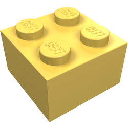 LEGO part LDraw render in color 1048 - Modulex Foil Yellow LEGO part LDraw render in color 1048 - Modulex Foil Yellow