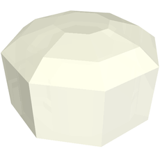 Plate Special 8-Sided Crystal/Gem 1 x 1 x 2/3 (65092)