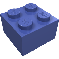 LEGO part LDraw render in color 110 - Violet LEGO part LDraw render in color 110 - Violet