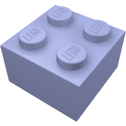 LEGO part LDraw render in color 112 - Blue-Violet LEGO part LDraw render in color 112 - Blue-Violet