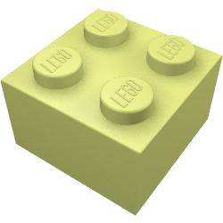 LEGO part LDraw render in color 115 - Medium Lime LEGO part LDraw render in color 115 - Medium Lime