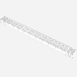 Brick Special 2 x 24 with 2 End Pegs