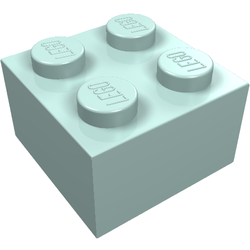 LEGO part LDraw render in color 118 - Aqua LEGO part LDraw render in color 118 - Aqua