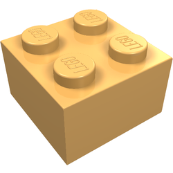 LEGO part LDraw render in color 125 - Light Orange LEGO part LDraw render in color 125 - Light Orange