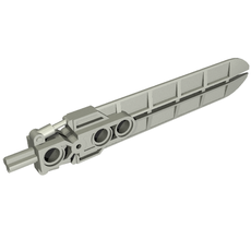 Large Figure Weapon Sword, Hydraulics and 3 Holes (32552)