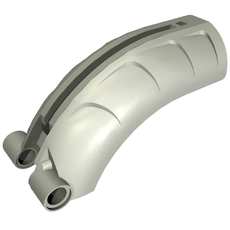 Large Figure Back Cover with Groove (Rahkshi) (44140)