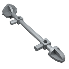 Weapon Staff, with Ball and Point Ends (Nuju) (51643)