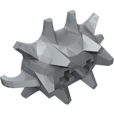 Weapon Spiked Ball Half with 2 Axle Holes (54177)