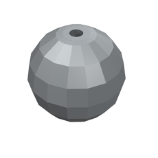 Projectile, Large Figure Weapon, Zamor Sphere / Ball (54821)