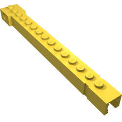 Crane Arm Outside, Wide, 15 Studs, End Notch, 2 Friction Pins