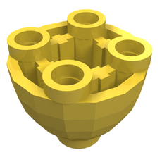 Brick Round 2 x 2 x 1 1/3 Inverted (24947)