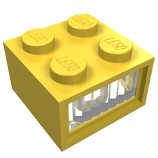 Light Brick 2 x 2 Type 2 - 4.5V [Complete] (265bc01)