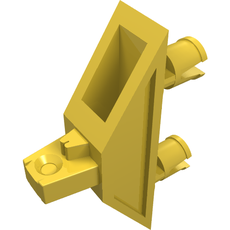 Technic Connector 3 x 1 x 4 with Two Pins and Click Hinge (30624)