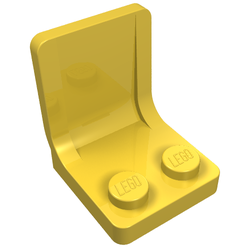 1x Lego 4079 Minifig Yellow Utensil Seat 2 x 2 