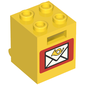 Box 2 x 2 x 2 [Hollow Studs] with Mailbox Print