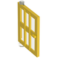 Door 1 x 4 x 5 Left with 6 Panes