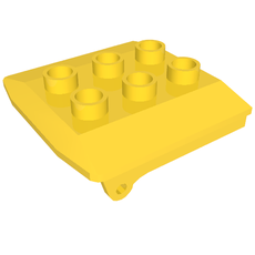 Duplo Backhoe / Train Cabin Roof (4543)