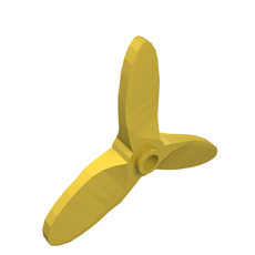 Propeller 3 Blade 5.5 Diameter, Small Pin Hole (4617a)