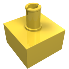 Brick Special 2 x 2 No Studs, Top Pin (4729)
