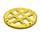 Fabuland, Plate Round 13 2/3 Stud Diameter [Type 2 Base]