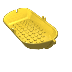 LEGO PART 4793 Boat / Rowing Boat, Fabuland - Yellow | Rebrickable - Build with LEGO