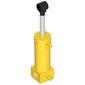 Pneumatic Cylinder with 2 Inlets Medium (48mm) with Yellow Top