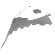 Neckwear Cape, Serrated Edges (12857)