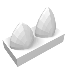 Tile Special 1 x 2 with Two Vertical Teeth / Tooth (15209)