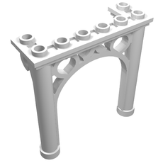 Brick Arch 2 x 6 x 5 Ornamented (2145)
