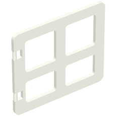Duplo Door / Window with Four Panes Square Corners (2206)