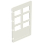 Duplo Door 1 x 3 1/2 x 5 1/3 with Six Panes