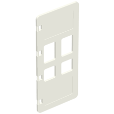 Duplo Door 1 x 3 x 5 with Four Panes (2209)