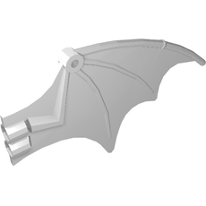 Creature Body Part, Dragon Wing 13 x 8 [Plain] (23989)