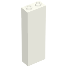 Brick 1 x 2 x 5 with Hollow Studs (2454b)