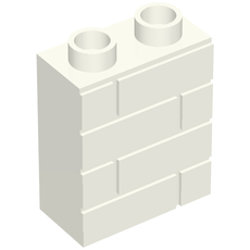 Duplo Brick 1 x 2 x 2 Brick Effect (25550)
