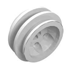 Wheel Rim 24 x 14 VR with Center Axle Hole (2994)