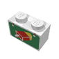 Brick 1 x 2 with Ice Cream Print