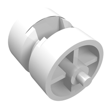 Wheel Centre Wide with Stub Axles [Tricycle] (30190)