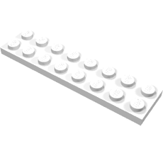 Plate 2 x 8 with Waffle Bottom (3034a)