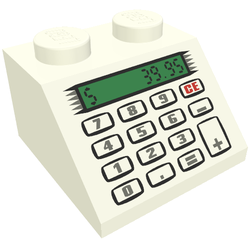 Slope 45° 2 x 2 with Cash Register and $39.95 Print